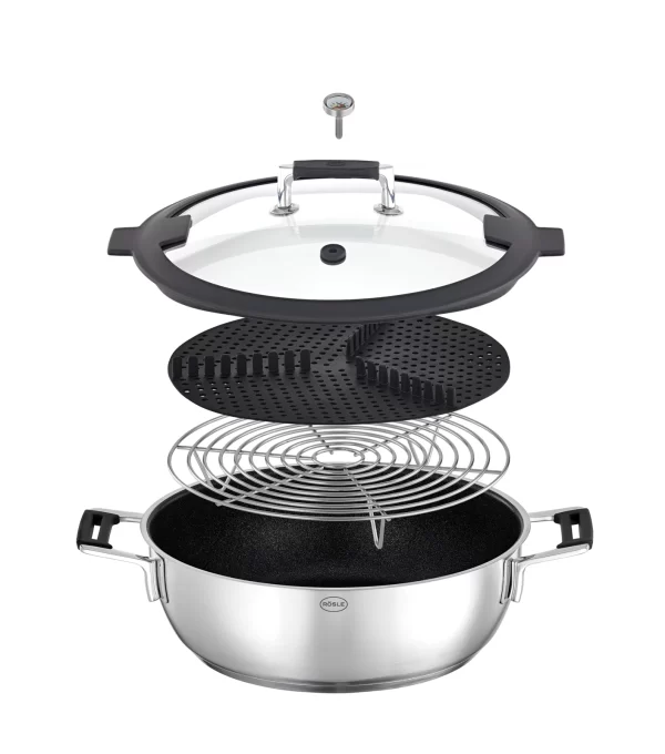 Rösle Silence Pro Aroma Dampfgarer 28cm 3