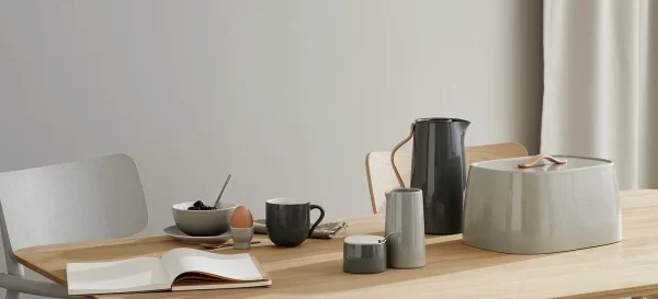 Isolierkannen Stelton Emma Isolierkanne Kaffee 1,2ltr. Soft Sand/sandf. 3