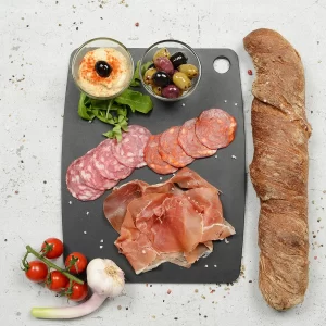Schneidebretter Jade Gourmet Kitchen Schneidebrett Schwarz 44,0×32,5cm 9