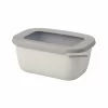 Vorratsdosen Mepal Cirqula Multi Bowl 0,75ltr. Nordic White Eckig 5