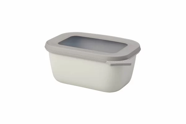 Vorratsdosen Mepal Cirqula Multi Bowl 0,75ltr. Nordic White Eckig 1
