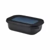 Vorratsdosen Mepal Cirqula Multi Bowl 0,50ltr. Nordic Black Eckig 5