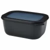 Vorratsdosen Mepal Cirqula Multi Bowl 1,50ltr. Nordic Black Eckig 11