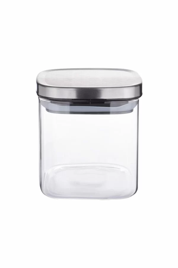 Vorratsdosen WEITZ Vorratsdose 0,60ltr. Rechteckig Glas/Edelstahl Kollektion WEITZ 1