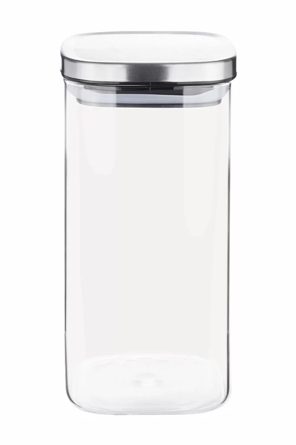 Vorratsdosen WEITZ Vorratsdose 1,50ltr. Rechteckig Glas/Edelstahl Kollektion WEITZ 1