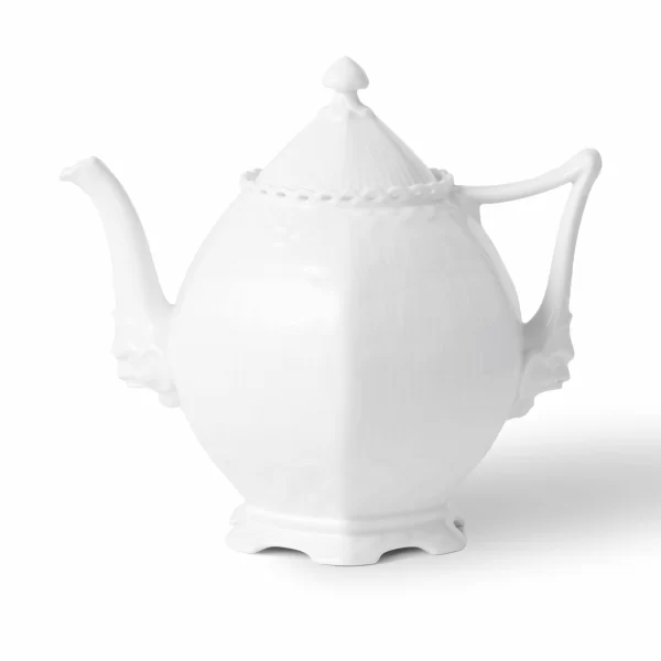 Teekannen Royal Copenhagen Weiße Vollspitze Teekanne 1,0ltr. 1132141 1