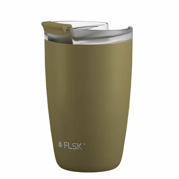 FLSK CUP Coffee To Go Becher 0,35ltr. Khaki 3