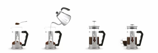 Bialetti Italien Preziosa Kaffeebereiter / French Press 1,00ltr. 4